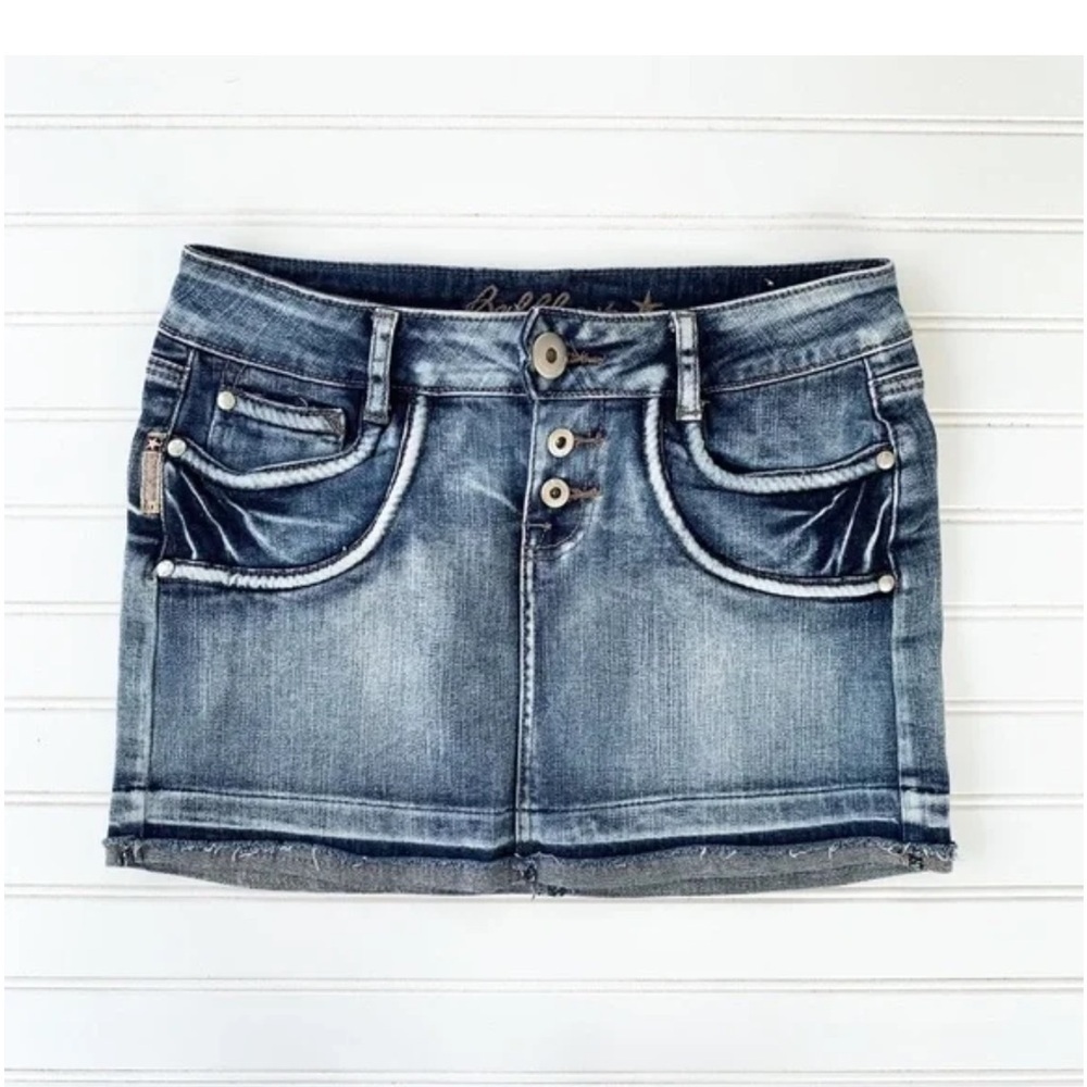 Bubblegum Blue Mini Skirt Casual Night Out